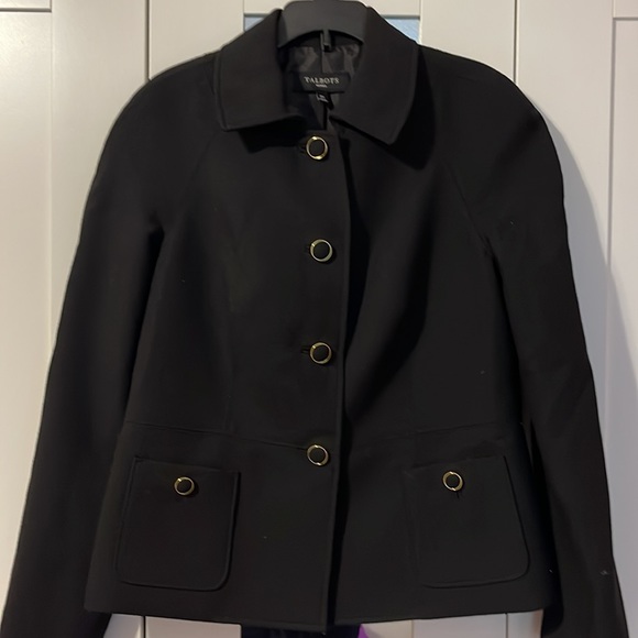 Talbots Jackets & Blazers - Talbots Petites woman black dressy blazer